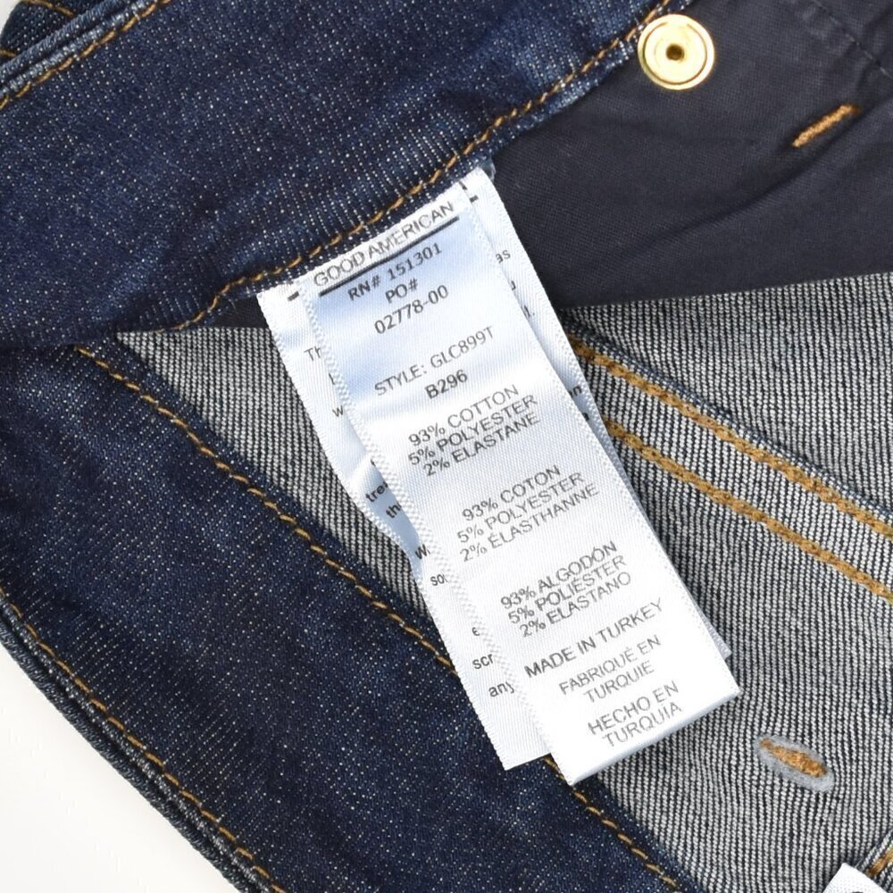 Good American Good Legs Crops Distressed Skinny Jeans 0/25 - Picture 9 of 9